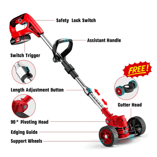 HelperinCleanliness™3-in-1 Cordless Electric Grass Lawn Mower