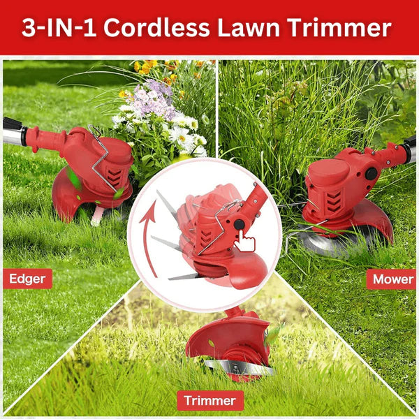 HelperinCleanliness™3-in-1 Cordless Electric Grass Lawn Mower