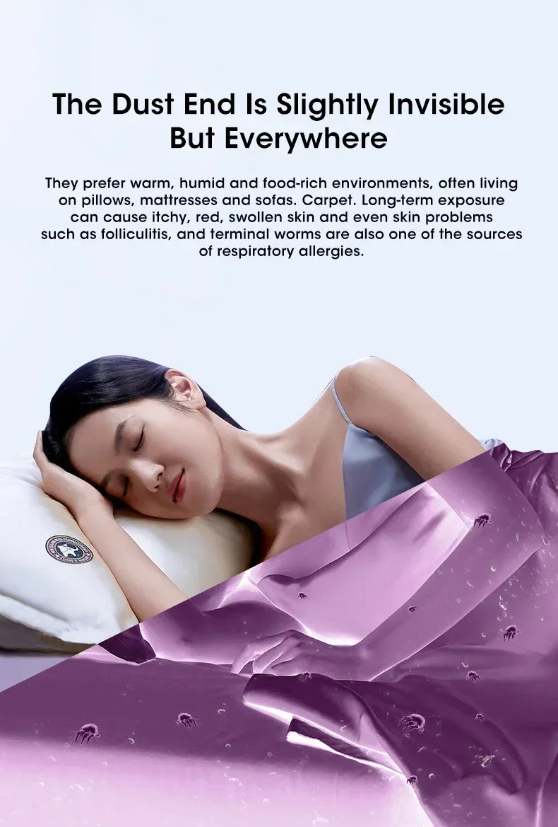 HelperinCleanliness™Cordless Mattress Vacuum Mite Remover – Deep Clean for a Healthier Home