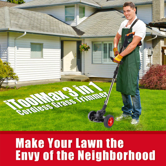HelperinCleanliness™3-in-1 Cordless Electric Grass Lawn Mower