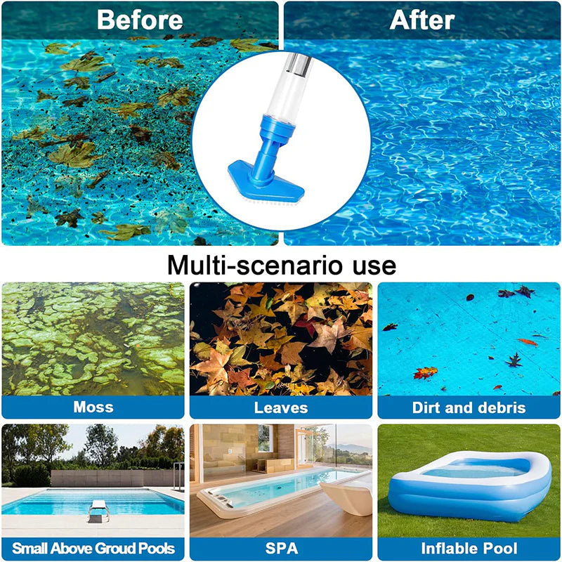 HelperinCleanliness™3   in   1   Cordless   Rechargeable   Pool   Vacuum   Cleaner