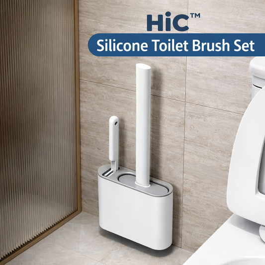 HiC™Silicone Toilet Brush Set