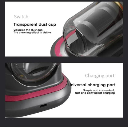 HelperinCleanliness™Cordless Mattress Vacuum Mite Remover – Deep Clean for a Healthier Home